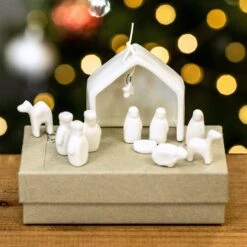 East Of India Porcelain Nativity Set -Campusgifts Shop 1548 east of india porcelain nativity set 2
