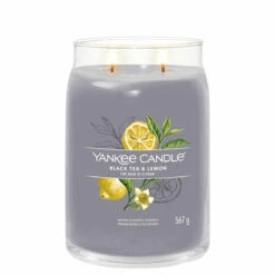 Yankee Candle Black Tea & Lemon Signature Large Jar Candle -Campusgifts Shop 1629978e black tea lemon signature large jar candle 2