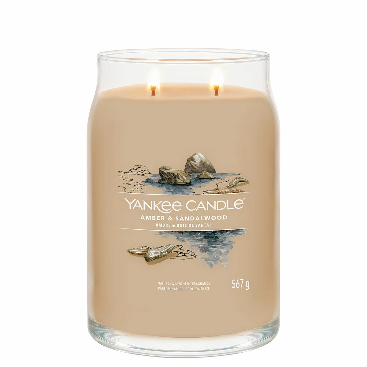 Yankee Candle Amber & Sandalwood Signature Large Jar Candle 4 Yankee Candle Amber & Sandalwood Signature Large Jar Candle - Image 2