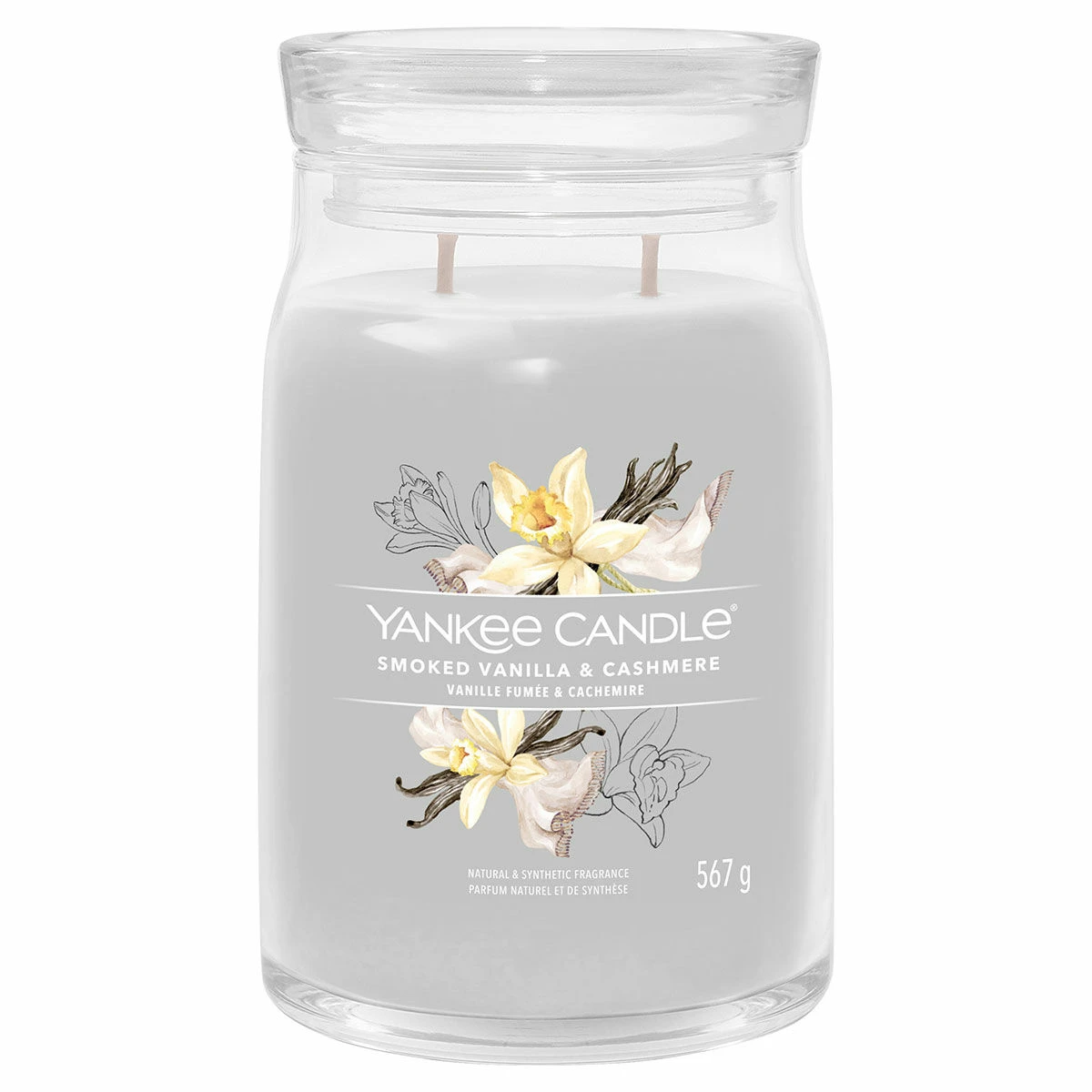 Yankee Candle Smoked Vanilla & Cashmere Signature Large Jar Candle 3 Yankee Candle Smoked Vanilla & Cashmere Signature Large Jar Candle
