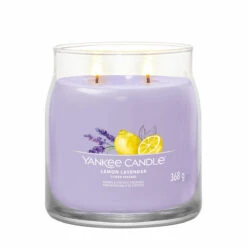 Yankee Candle Lemon Lavender Signature Medium Jar Candle -Campusgifts Shop 1630004e lemon lavender signature medium jar candle 2