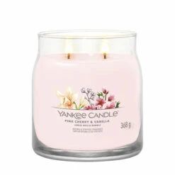 Yankee Candle Pink Cherry & Vanilla Signature Medium Jar Candle -Campusgifts Shop 1630020e pink cherry vanilla signature medium jar candle 2