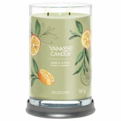 Yankee Candle Sage & Citrus Signature Large Tumbler Candle -Campusgifts Shop 1630029e sage citrus signature large tumbler candle 2