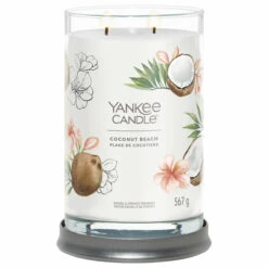 Yankee Candle Coconut Beach Signature Large Tumbler Candle -Campusgifts Shop 1630035e coconut beach signature large tumbler candle 2