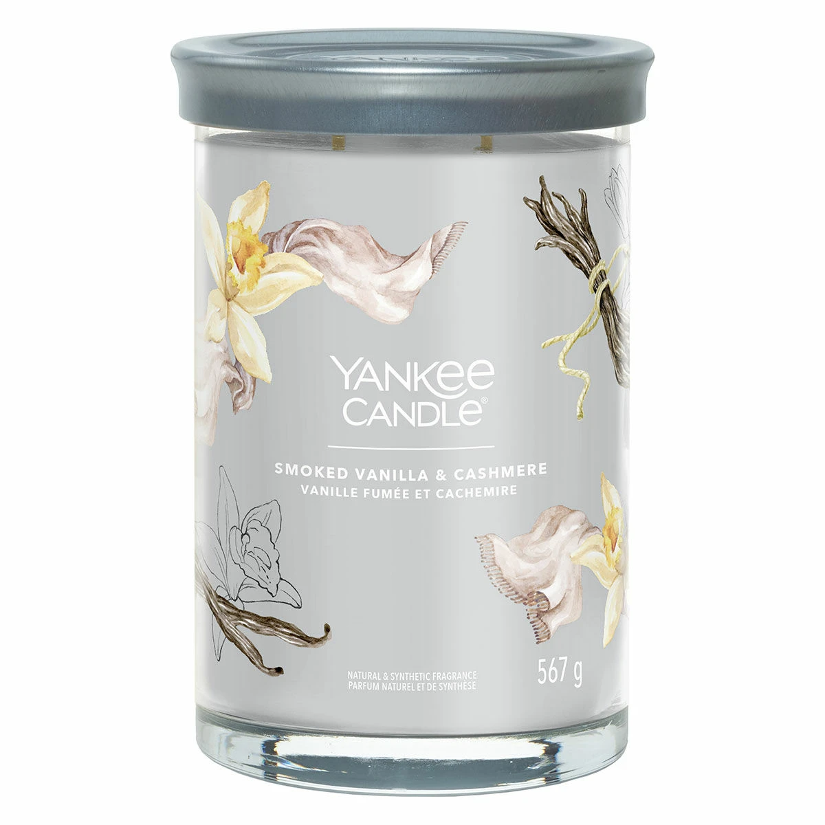 Yankee Candle Smoked Vanilla & Cashmere Signature Large Tumbler Candle 3 Yankee Candle Smoked Vanilla & Cashmere Signature Large Tumbler Candle