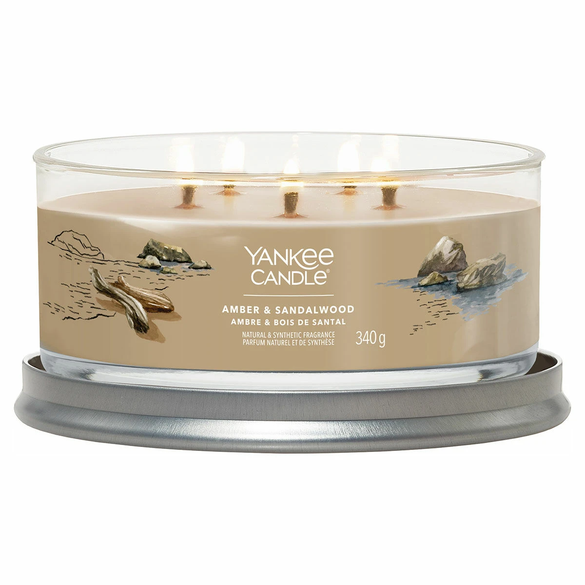 Yankee Candle Amber & Sandalwood Signature Multi-Wick Tumbler Candle 4 Yankee Candle Amber & Sandalwood Signature Multi-Wick Tumbler Candle - Image 2