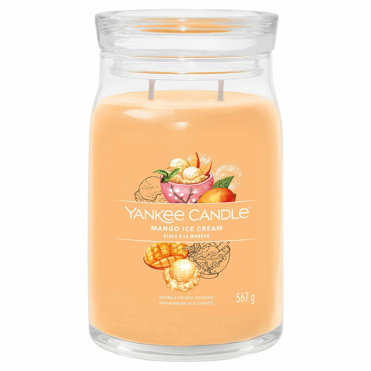 Yankee Candle Mango Ice Cream Signature Large Jar Candle 3 Yankee Candle Mango Ice Cream Signature Large Jar Candle