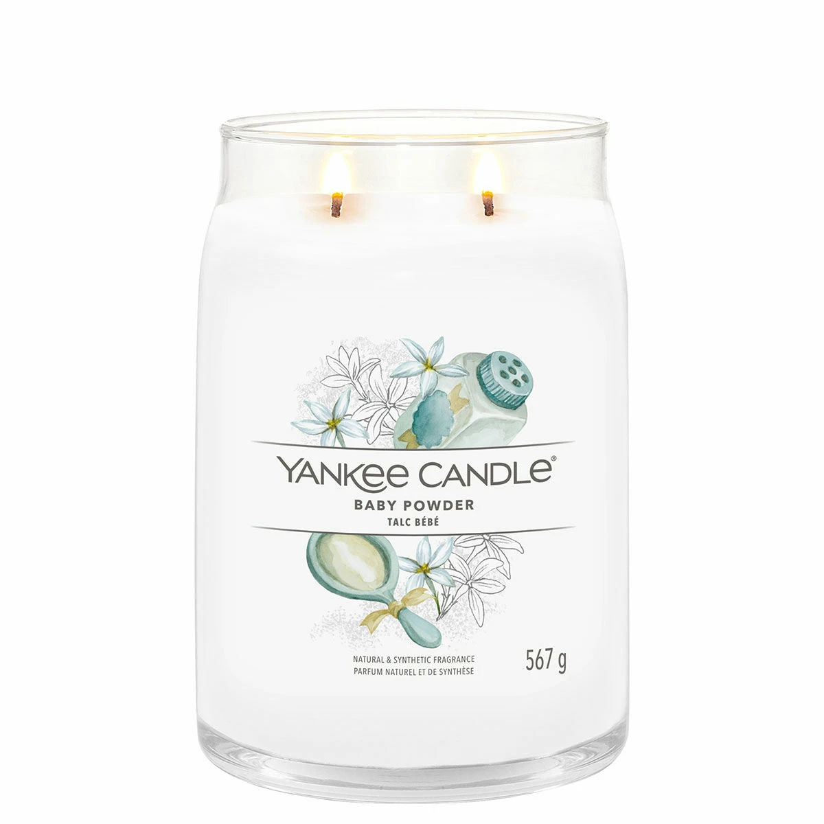 Yankee Candle Baby Powder Signature Large Jar Candle 4 Yankee Candle Baby Powder Signature Large Jar Candle - Image 2