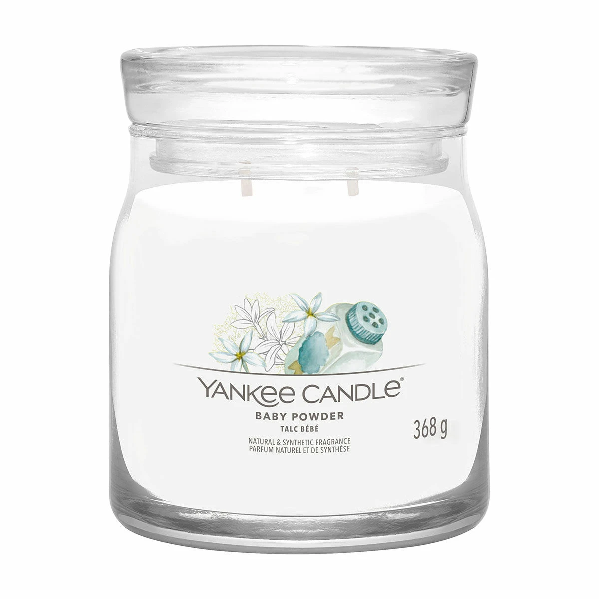 Yankee Candle Baby Powder Signature Medium Jar Candle 3 Yankee Candle Baby Powder Signature Medium Jar Candle