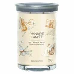 Yankee Candle Soft Wool & Amber Signature Large Tumbler Candle
