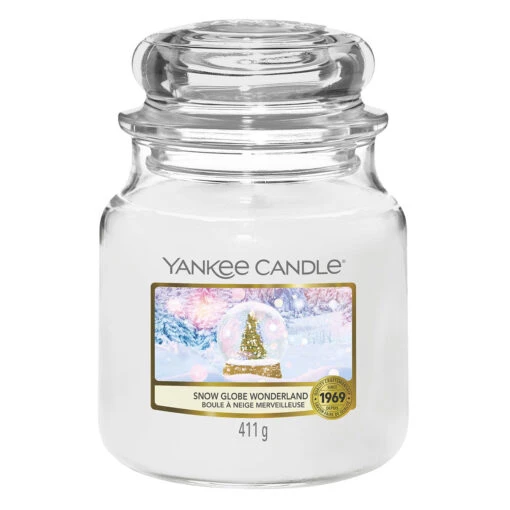 Yankee Candle Snow Globe Wonderland Medium Jar Candle -Campusgifts Shop 1721035e snow globe wonderland medium jar candle