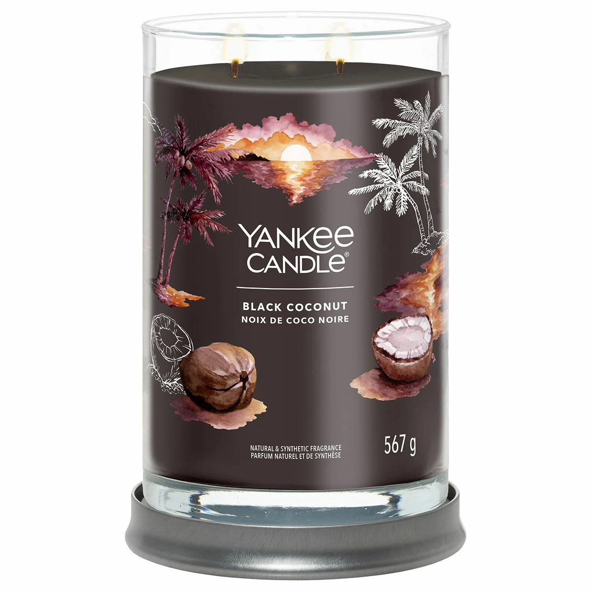 Yankee Candle Black Coconut Signature Large Tumbler Candle 4 Yankee Candle Black Coconut Signature Large Tumbler Candle - Image 2