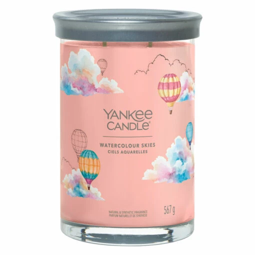 Yankee Candle Watercolour Skies Signature Large Tumbler Candle -Campusgifts Shop 1734811e watercolour skies signature large tumbler candle 1