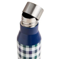Ted Baker RONNE House Check Dark Blue Water Bottle -Campusgifts Shop 265079 3