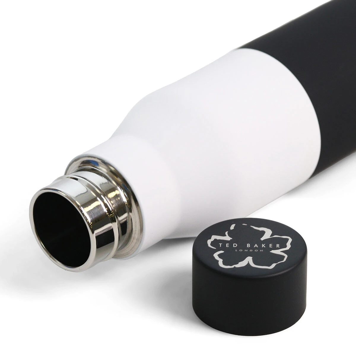 Ted Baker MAEVIEE Two Tone Black & White Water Bottle 6 Ted Baker MAEVIEE Two Tone Black & White Water Bottle - Image 4