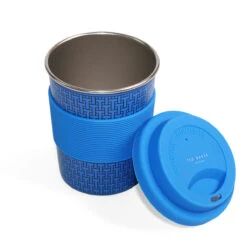 Ted Baker JAMMEES T Blue 227ml Mini Travel Cup 10 Ted Baker JAMMEES T Blue 227ml Mini Travel Cup -Campusgifts Shop 265344 3