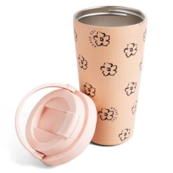 Ted Baker BETTANI Magnolia Flower Pink 450ml Large Travel Cup -Campusgifts Shop 265366 3