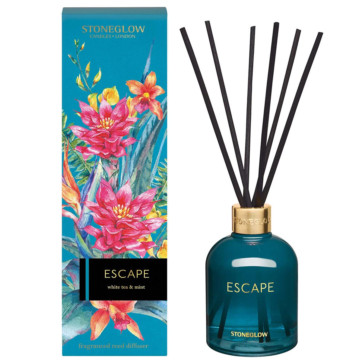 Stoneglow Infusion Escape White Tea & Mint Reed Diffuser 3 Stoneglow Infusion Escape White Tea & Mint Reed Diffuser