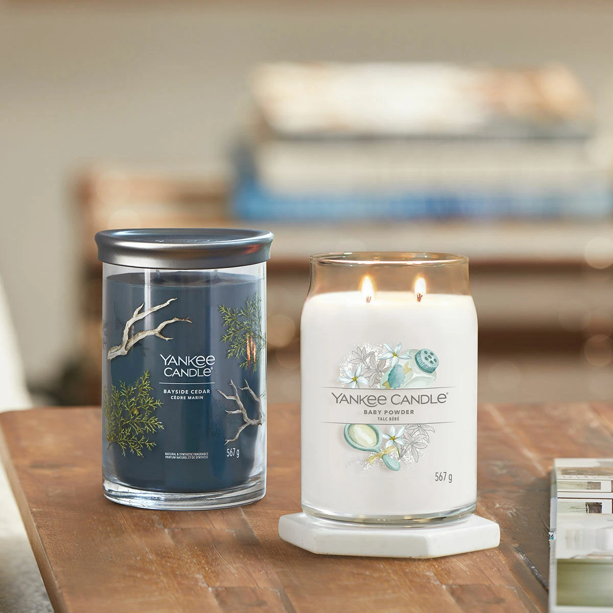 Yankee Candle Baby Powder Signature Large Jar Candle 6 Yankee Candle Baby Powder Signature Large Jar Candle - Image 4