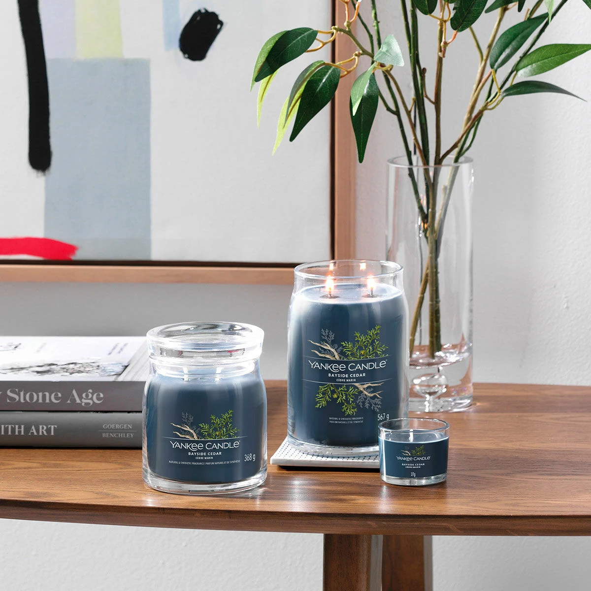 Yankee Candle Bayside Cedar Signature Medium Jar Candle 7 Yankee Candle Bayside Cedar Signature Medium Jar Candle - Image 5