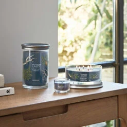 Yankee Candle Bayside Cedar Signature Large Tumbler Candle -Campusgifts Shop bayside cedar signature collection lifestyle 4 1