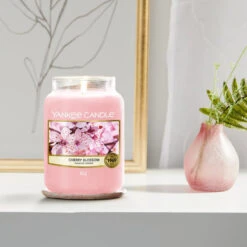 Yankee Candle Cherry Blossom Large Jar Candle -Campusgifts Shop cherry blossom large jar