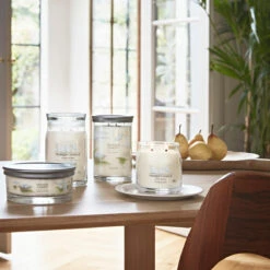 Yankee Candle Clean Cotton Signature Medium Jar Candle 11 Yankee Candle Clean Cotton Signature Medium Jar Candle -Campusgifts Shop clean cotton signature collection lifestyle 1 2