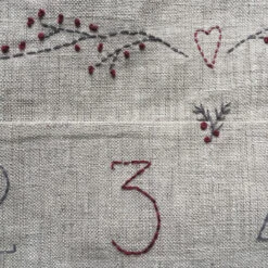 East Of India Hand Embroidered Advent Calendar -Campusgifts Shop east of india 3349 pocket advent embroidered calendar 2