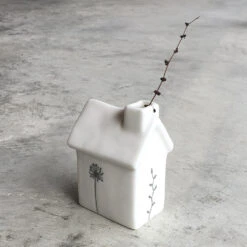 East Of India Small House Flower Vase -Campusgifts Shop east of india eoi 5770 small house flower vase 2