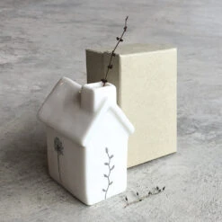 East Of India Small House Flower Vase -Campusgifts Shop east of india eoi 5770 small house flower vase 3