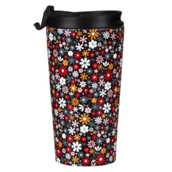 Eco Chic Black Ditsy Flowers Stainless Steel Travel Coffee Cup 11 Eco Chic Black Ditsy Flowers Stainless Steel Travel Coffee Cup -Campusgifts Shop eco chic n014 disty black flowers stainless steel travel coffee cup 03