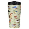 Eco Chic Green Wild Birds Stainless Steel Travel Coffee Cup