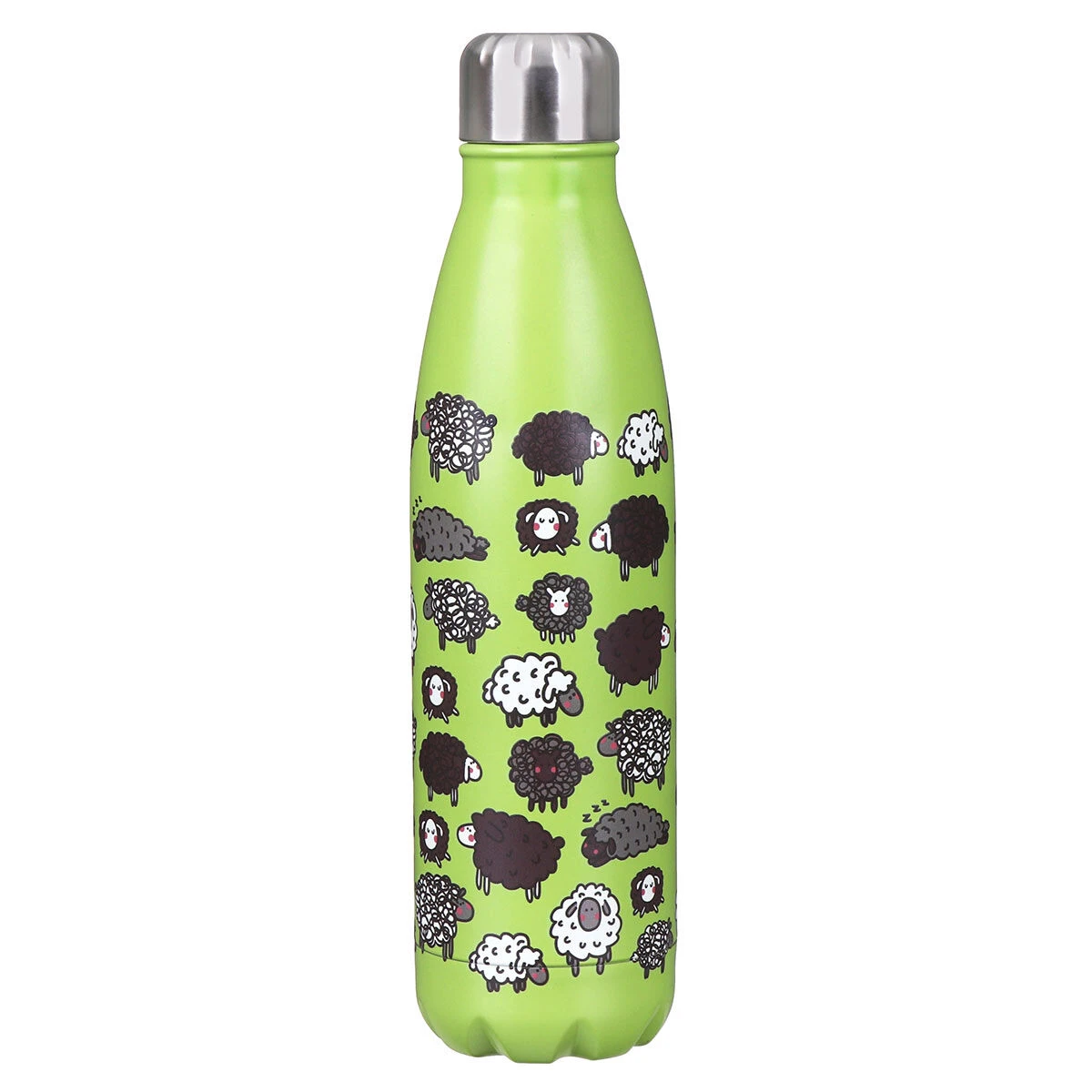 Eco Chic Green Sheep 500ml Thermal Drinks Bottle 3 Eco Chic Green Sheep 500ml Thermal Drinks Bottle