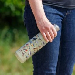 Eco Chic Green Wild Birds 500ml Thermal Drinks Bottle 10 Eco Chic Green Wild Birds 500ml Thermal Drinks Bottle -Campusgifts Shop eco chic thermal bottle lifestyle 2