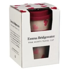 Emma Bridgewater Pink Hearts Rice Husk Travel Cup -Campusgifts Shop elite emma bridgewater ph6100 pink hearts rice husk travel cup 2 copy 1