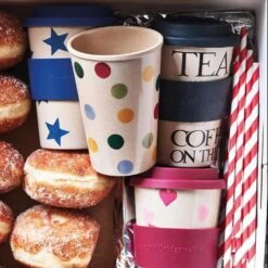 Emma Bridgewater Pink Hearts Rice Husk Travel Cup -Campusgifts Shop elite emma bridgewater sky6100 rice husk travel cups lifestyle 3