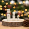 East Of India Christmas Set Of 3 Porcelain Snowmen -Campusgifts Shop eoi 5819 east of india xmas set of three porcelain snowmen lifestyle 1