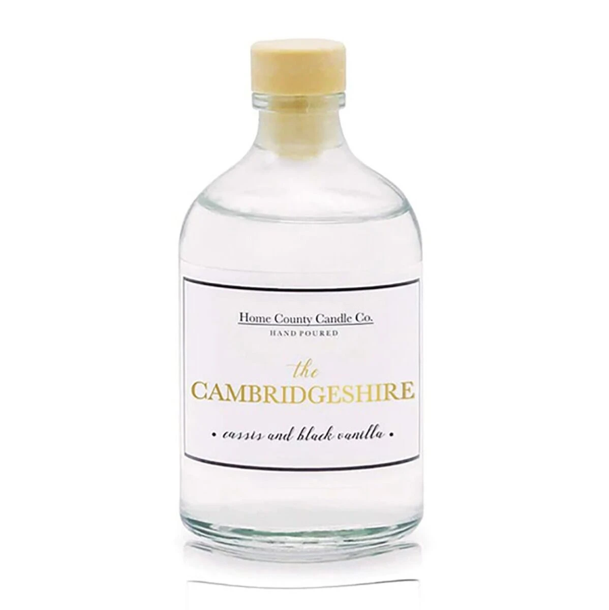 Home County Candle Co. The Cambridgeshire - Cassis & Black Vanilla 100ml Reed Diffuser Refill 3 Home County Candle Co. The Cambridgeshire - Cassis & Black Vanilla 100ml Reed Diffuser Refill