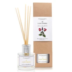 Home County Candle Co. The Lancashire - Red Rose & Patchouli Reed Diffuser