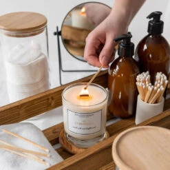 Home County Candle Co. The Cornwall - Rock Salt & Driftwood Soy Candle -Campusgifts Shop home county candle cornwall fragrance lifestyle 1080