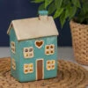 Shudehill Village Pottery Heart House Bright Blue Tealight Holder 1 Shudehill Village Pottery Heart House Bright Blue Tealight Holder -Campusgifts Shop joe davies 310754 shudehill village pottery blue heart house tealight holder lifestyle 1