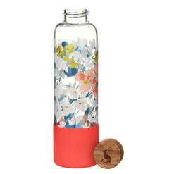 Joules Floral Print Glass Water Bottle 7 Joules Floral Print Glass Water Bottle -Campusgifts Shop joules jls2103 j floral print glass water bottle 02