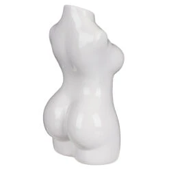 Desire White Body Torso Vase -Campusgifts Shop lesser and pavey lp48224 white body torso vase 02