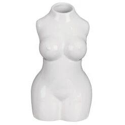 Desire White Body Torso Vase -Campusgifts Shop lesser and pavey lp48224 white body torso vase 04