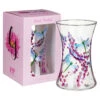 Lynsey Johnstone Hand Painted Dragonfly With Pink Flowers Hourglass Vase -Campusgifts Shop lesser and pavey lp48333 dragonfly lynsey johnstone vase 03