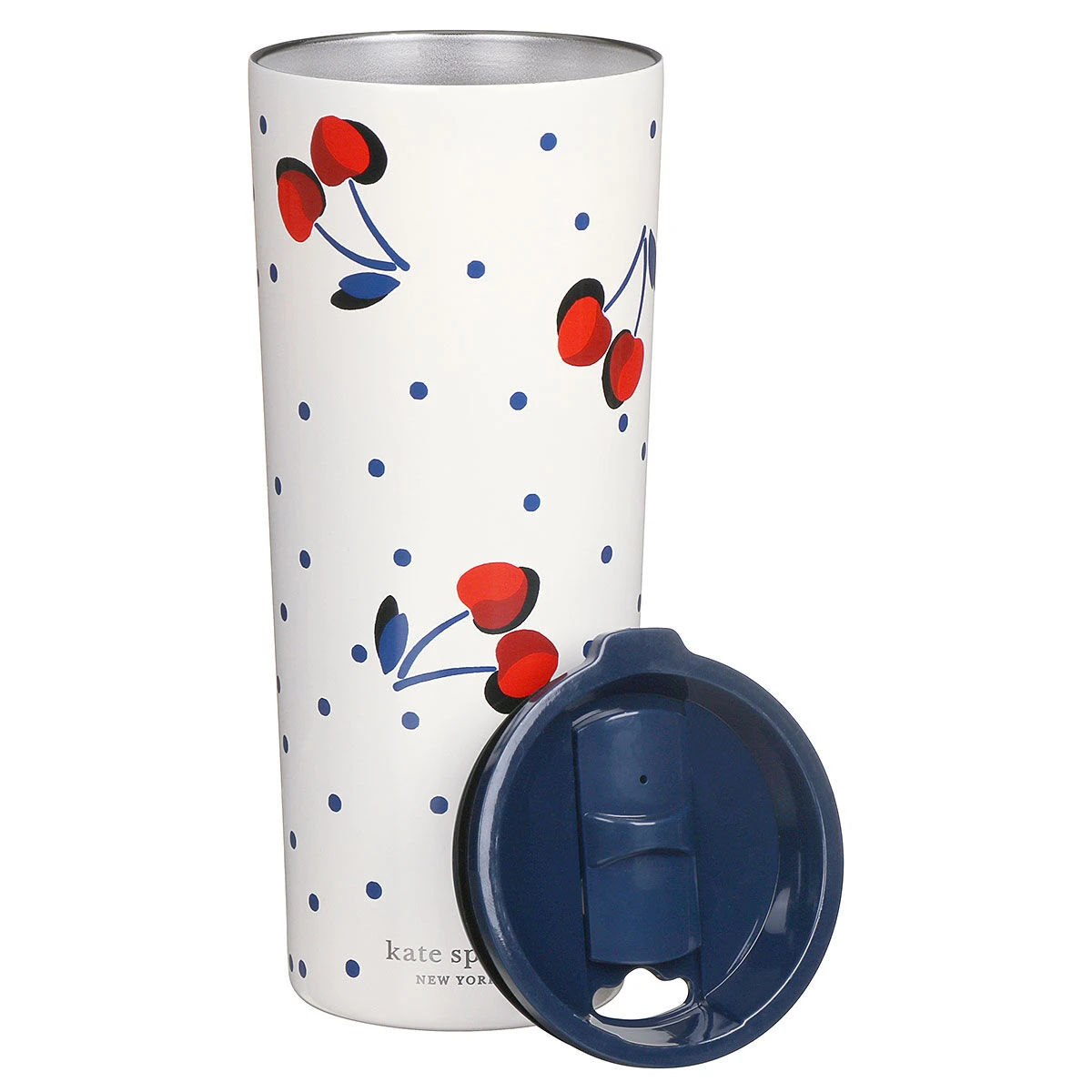 Kate Spade New York Vintage Cherry Dot Stainless Steel Tumbler 4 Kate Spade New York Vintage Cherry Dot Stainless Steel Tumbler - Image 2