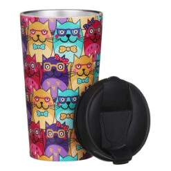 Front Page -Campusgifts Shop n27 eco chic catsglasses stainless steel travel coffee cup 02