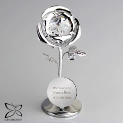 Personalised Crystocraft Rose Ornament -Campusgifts Shop p0104i34 1