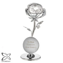 Personalised Crystocraft Rose Ornament -Campusgifts Shop p0104i34 4