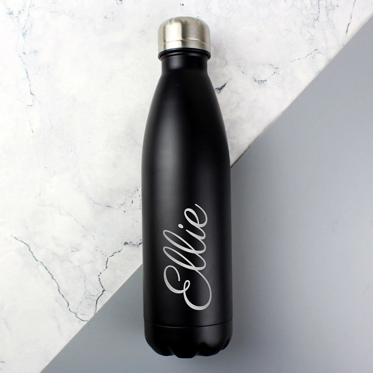 Personalised Black Metal Insulated Drinks Bottle 7 Personalised Black Metal Insulated Drinks Bottle - Image 5